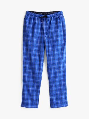 pantalon de pyjama original coupe standard bleu pour hommes tommy hilfiger