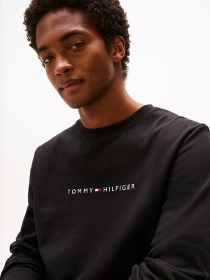 black th original lounge sweatshirt for men tommy hilfiger