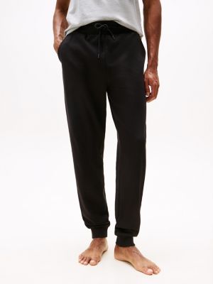 black th original lounge joggers for men tommy hilfiger