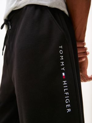 black th original lounge joggers for men tommy hilfiger