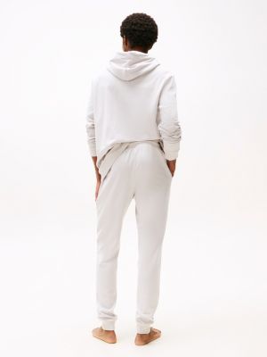 szary joggery th original dla mężczyźni - tommy hilfiger