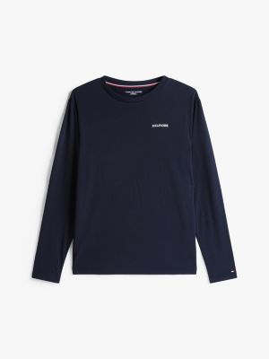 braun hilfiger monotype gewebter pyjama mit print für herren - tommy hilfiger