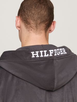 confezione regalo accappatoio hilfiger monotype grigio da uomini tommy hilfiger