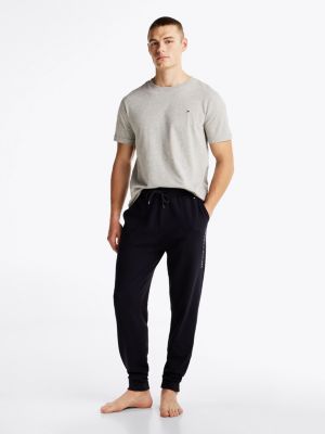 grau slim fit lounge-t-shirt für herren - tommy hilfiger