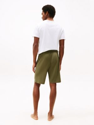 khaki regular lounge shorts for men tommy hilfiger