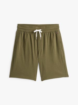 khaki regular fit lounge-shorts für herren - tommy hilfiger