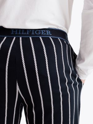roze hilfiger monotype jersey pyjamabroek met print voor heren - tommy hilfiger