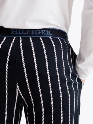 pink hilfiger monotype print jersey pyjama bottoms for men tommy hilfiger