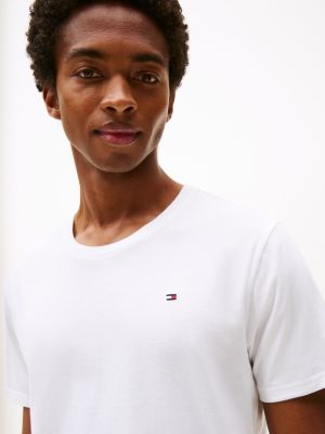 multi 3er-pack signature t-shirts mit stickerei für herren - tommy hilfiger