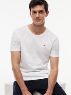 3-Pack Signature Jersey Lounge T-Shirts — White 5