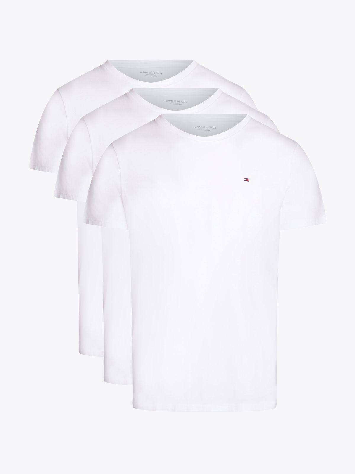 3-Pack Signature Jersey Lounge T-Shirts — White