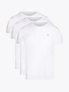 3-Pack Signature Jersey Lounge T-Shirts — White 8