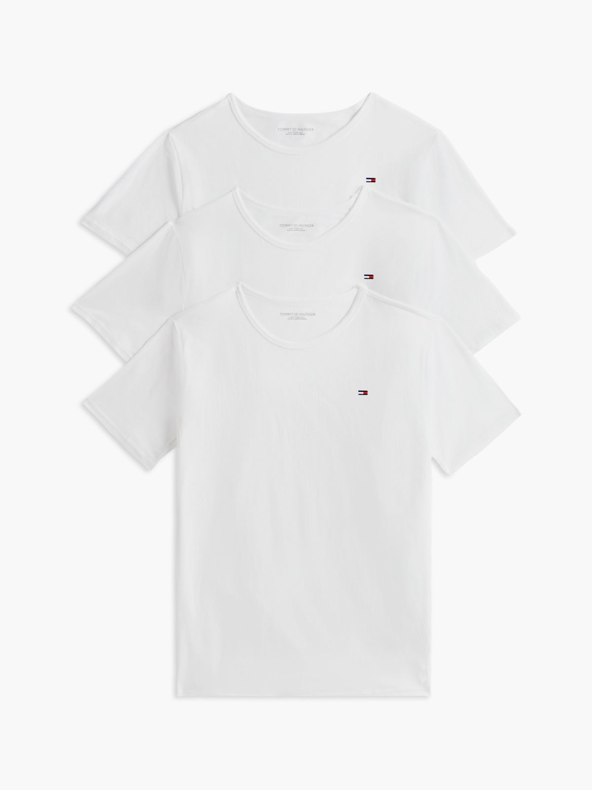 3-Pack Signature Jersey Lounge T-Shirts — White
