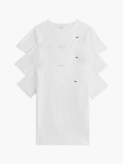 3-Pack Signature Jersey Lounge T-Shirts — White 1