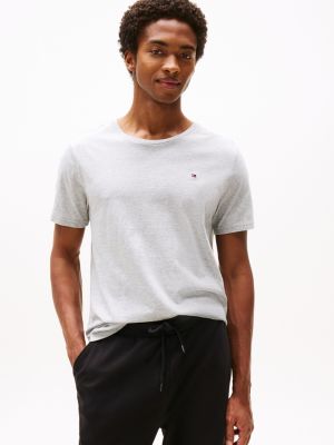 multi 3er-pack signature t-shirts mit stickerei für herren - tommy hilfiger