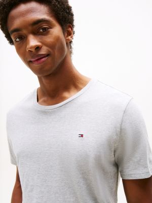 multi 3er-pack signature t-shirts mit stickerei für herren - tommy hilfiger