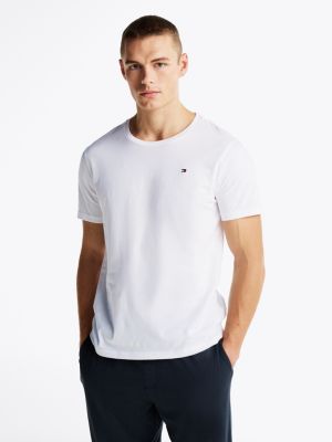 grey 3-pack crew neck t-shirts for men tommy hilfiger