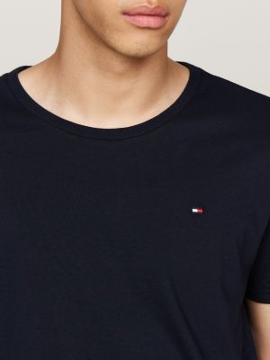 weiß 3er-pack signature t-shirts mit stickerei für herren - tommy hilfiger