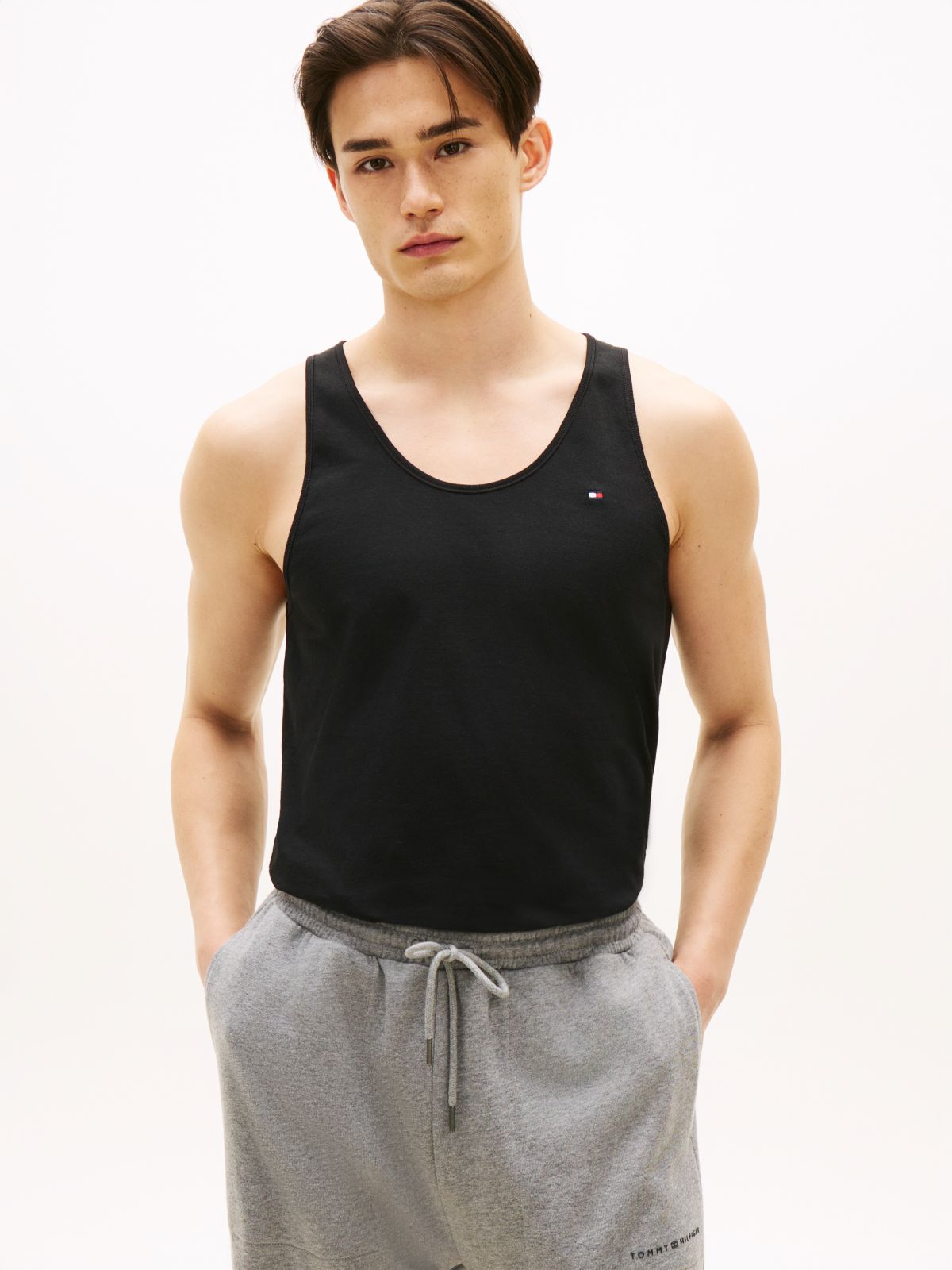 3-Pack Signature Round Neck Tank Tops — Blue