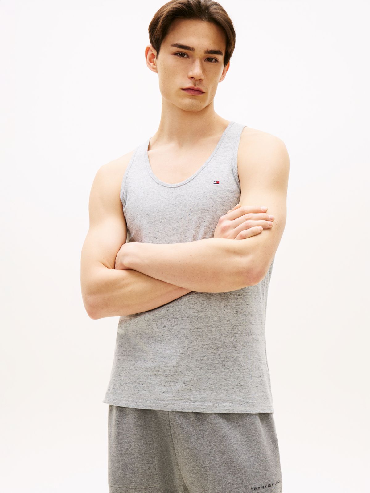 3-Pack Signature Round Neck Tank Tops — Blue