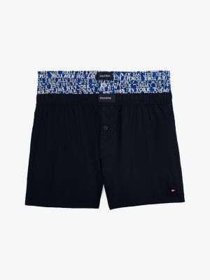 multi 2-pack hilfiger monotype print boxer shorts for men tommy hilfiger