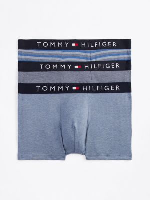 3 pack boxer aderenti original con stampa multi da uomini tommy hilfiger