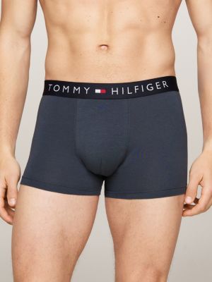 beige 3-pack th original logo waistband trunks for men tommy hilfiger