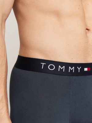 beige 3-pack th original logo waistband trunks for men tommy hilfiger