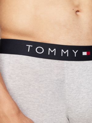 beige 3-pack th original logo waistband trunks for men tommy hilfiger