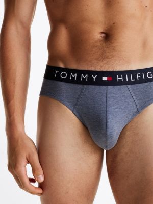 3 pack slip original con stampa multicolore da uomini tommy hilfiger