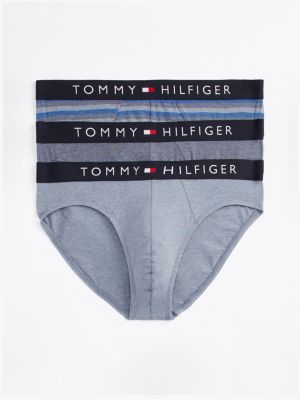 3 pack slip original con stampa multi da uomini tommy hilfiger