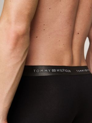 set de regalo de 3 calzoncillos trunk gris de hombres tommy hilfiger