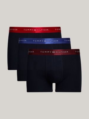 set regalo 3 pack boxer aderenti con logo red da uomini tommy hilfiger