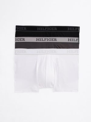 lot de 3 boxers hilfiger monotype à logo beige pour hommes tommy hilfiger