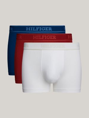 3 pack boxer aderenti hilfiger monotype multi da uomini tommy hilfiger