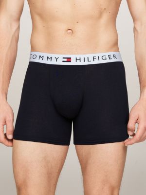 3 pack boxer aderenti original con logo beige da uomini tommy hilfiger