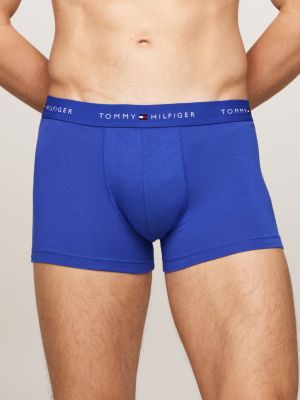 pack de 3 calzoncillos trunk con inscripción roja de hombres tommy hilfiger