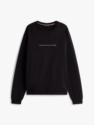 black bluza dresowa plus th original dla mężczyźni - tommy hilfiger