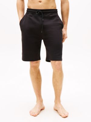 shorts lounge original nero da uomini tommy hilfiger