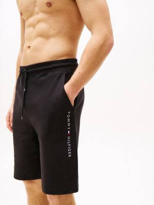 black th original lounge shorts for men tommy hilfiger