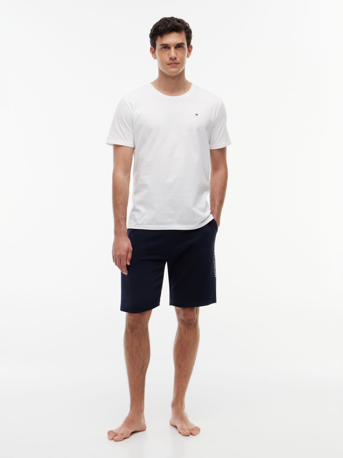 TH Original Logo Sweat Shorts — Blue