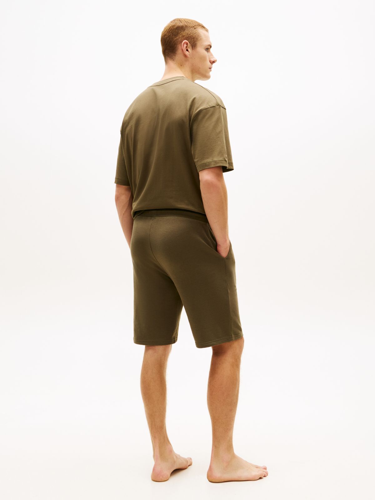 TH Original Logo Sweat Shorts — Khaki