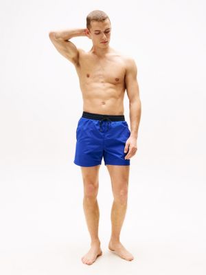 multi heritage mid length swim shorts for men tommy hilfiger