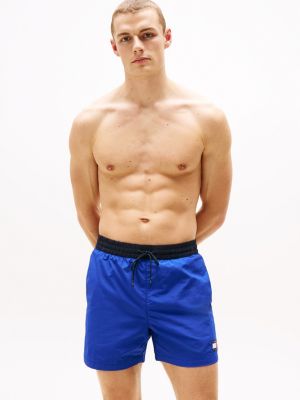 multi heritage mid length swim shorts for men tommy hilfiger