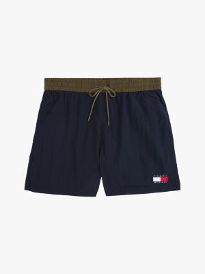 multi heritage mid length swim shorts for men tommy hilfiger