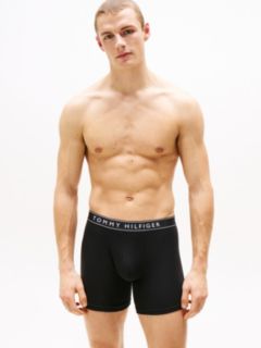 3-Pack Essential Logo Waistband Boxer Briefs — Black 2