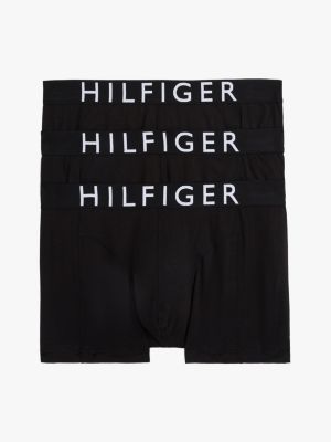 lot de 3 boxers à ceinture à logo multi pour hommes tommy hilfiger