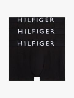 3-Pack Contrast Logo Waistband Trunks — Black 1