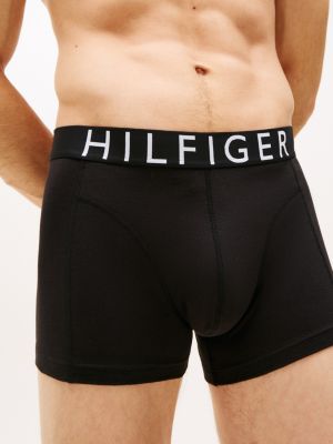 multi 3-pack contrast waistband trunks for men tommy hilfiger