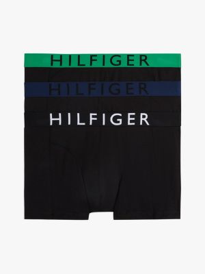 3 pack boxer aderenti con vita a contrasto multi da uomini tommy hilfiger